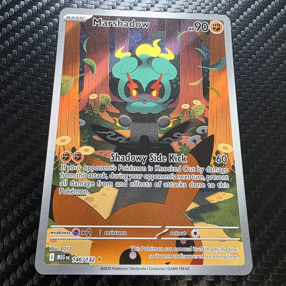 Marshadow 146/132 Prismatic Evolutions Illustration Rare Holo Pokemon Card NM